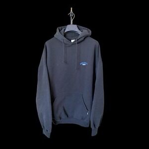 Vintage 90s Russell Athletic Black Hoodie Sz XXL Made In Mexico